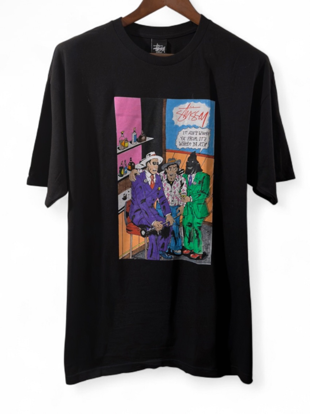 VTG Stüssy x Real Deal Comix Archive Graphic T-shirt Size Men’s Large (NWOT)